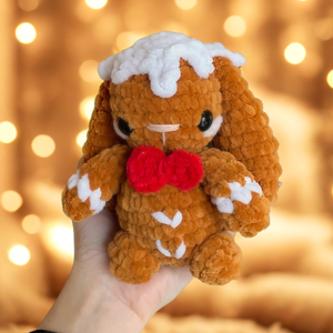 Horgolt Mézeskalács Nyuszi plüss gyerekeknek - játék & sport - plüssállat & játékfigura - nyuszi - Meska.hu