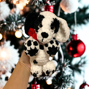 Horgolt dalmata kiskutya plüss gyerekeknek, Játék & Sport, Plüssállat & Játékfigura, Kutya, Horgolás, MESKA