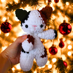 Horgolt foltos cica plüss gyerekeknek - játék & sport - plüssállat & játékfigura - cica - Meska.hu