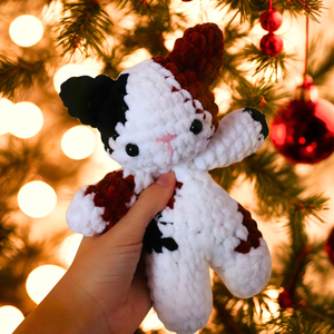 Horgolt foltos cica plüss gyerekeknek, Játék & Sport, Plüssállat & Játékfigura, Cica, Horgolás, MESKA