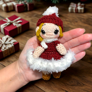 Horgolt karácsonyi manó amigurumi figurák - játék & sport - plüssállat & játékfigura - manó - Meska.hu