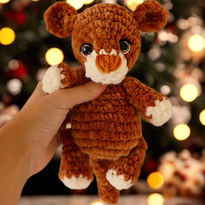 Horgolt kis oroszlán plüss gyerekeknek, Játék & Sport, Plüssállat & Játékfigura, Plüss mesefigurák, Horgolás, MESKA