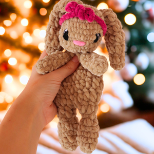 Horgolt nyuszi alvóka plüss, Játék & Sport, Plüssállat & Játékfigura, Nyuszi, Horgolás, MESKA