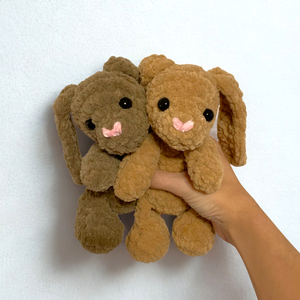 Horgolt nyuszi alvóka plüss gyerekeknek - Meska.hu