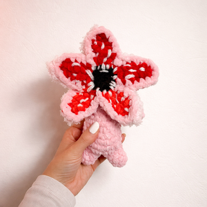 Horgolt rózsaszín demogorgon plüss  - játék & sport - plüssállat & játékfigura - más figura - Meska.hu