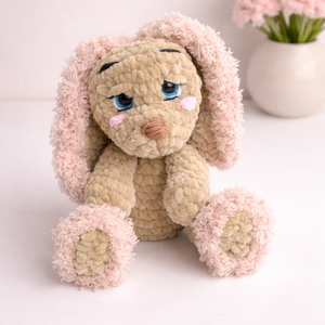 Horgolt spániel kiskutya plüss gyerekeknek, Játék & Sport, Plüssállat & Játékfigura, Kutya, Horgolás, MESKA