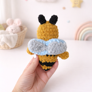 Horgolt méhecske plüss gyerekeknek - játék & sport - plüssállat & játékfigura - méhecske - Meska.hu
