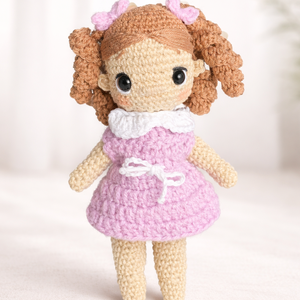 Horgolt pamut amigurumi baba, Játék & Sport, Baba & babaház, Baba, Horgolás, MESKA