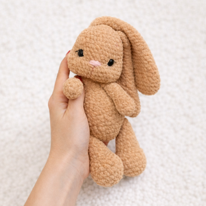 Horgolt nyuszi plüss gyerekeknek - Meska.hu