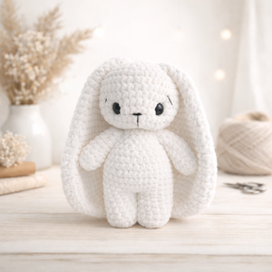 Horgolt nyuszi plüssök több színben - játék & sport - plüssállat & játékfigura - nyuszi - Meska.hu