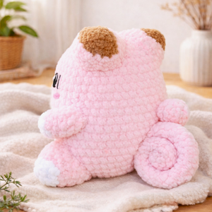 Horgolt Pokémon inspirálta Jigglypuff plüss - játék & sport - plüssállat & játékfigura - plüss mesefigurák - Meska.hu