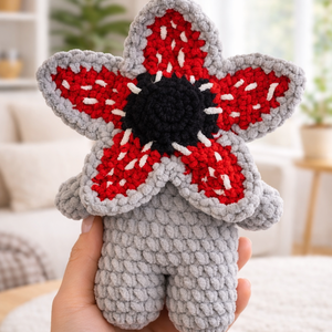 Horgolt demogorgon ihlette plüss több színben - Meska.hu