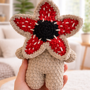 Horgolt demogorgon ihlette plüss több színben - játék & sport - plüssállat & játékfigura - plüss mesefigurák - Meska.hu