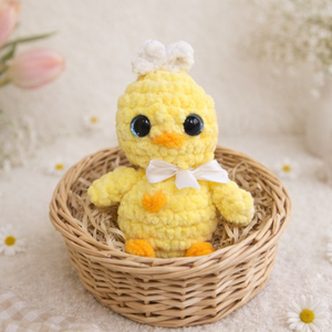 Horgolt húsvéti kis csibe plüss gyerekeknek - játék & sport - plüssállat & játékfigura - más figura - Meska.hu