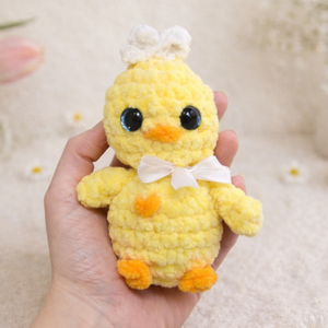 Horgolt húsvéti kis csibe plüss gyerekeknek - játék & sport - plüssállat & játékfigura - más figura - Meska.hu