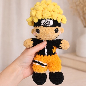 Horgolt Naruto inspirálta plüss, Játék & Sport, Plüssállat & Játékfigura, Plüss mesefigurák, Horgolás, Hímzés, MESKA