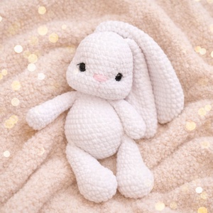 Horgolt nyuszi plüss gyerekeknek - Meska.hu