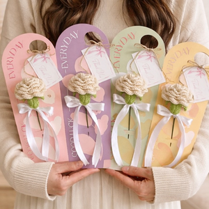 Horgolt Örök rózsa díszcsomagolásban - Meska.hu