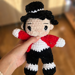 Michael Jackson inspirálta horgolt baba plüss - játék & sport - plüssállat & játékfigura - ember - Meska.hu
