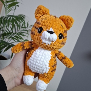 Horgolt tigris, Játék & Sport, Plüssállat & Játékfigura, Cica, Horgolás, MESKA