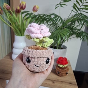 Horgolt örökrózsa - játék & sport - plüssállat & játékfigura - más figura - Meska.hu