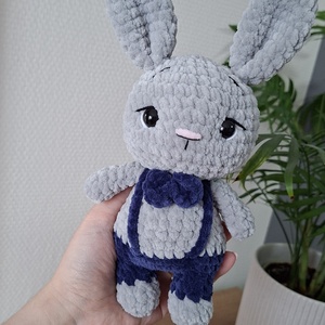 Szerelmes nyuszipár horgolásminta - diy (csináld magad) - szabásminta, útmutató - horgolási minta - Meska.hu