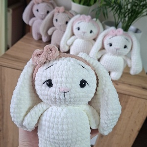 Hosszúfülű nyuszi horgolásminta - diy (csináld magad) - szabásminta, útmutató - horgolási minta - Meska.hu