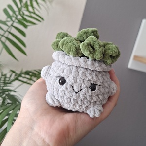 Cserepes virág horgolásminta - diy (csináld magad) - szabásminta, útmutató - horgolási minta - Meska.hu