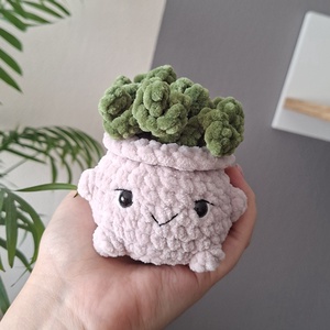 Cserepes virág horgolásminta - diy (csináld magad) - szabásminta, útmutató - horgolási minta - Meska.hu