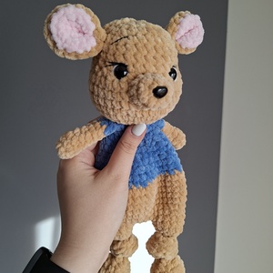 Horgolt Zsebibaba, Malacka, Micimackó alvópajti - Meska.hu