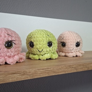 Horgolt polip - játék & sport - plüssállat & játékfigura - más figura - Meska.hu