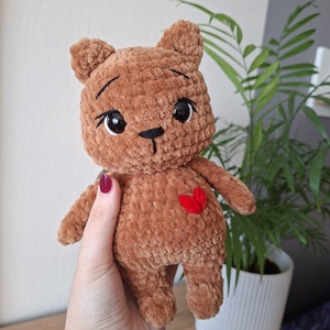 Horgolt maci, Játék & Sport, Plüssállat & Játékfigura, Cica, Horgolás, MESKA