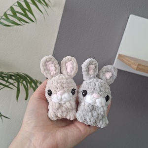 Horgolt mini nyuszi - Meska.hu