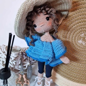 Horgolt baba, horgolás, amigurumi, kézzel készült baba, Játék & Sport, Baba & babaház, Baba, Horgolás, MESKA
