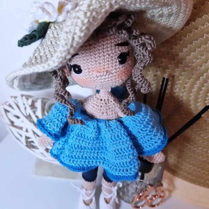 Horgolt baba, horgolás, amigurumi, kézzel készült baba - játék & sport - baba & babaház - baba - Meska.hu