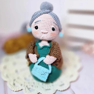 Horgolt baba, horgolás, amigurumi, nagymama baba, kézműves baba, egyedi baba, Játék & Sport, Baba & babaház, Baba, Horgolás, MESKA