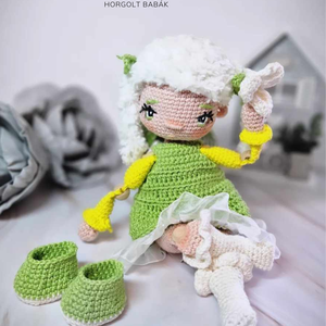 Horgolt baba, horgolás, amigurumi, kézzel készült, egyedi horgolt,  - játék & sport - baba & babaház - baba - Meska.hu