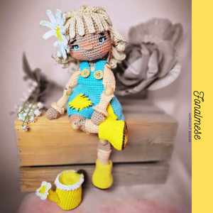 Horgolt baba, horgolás, amigurumi, kézműves , kézzel készült, egyedi - játék & sport - baba & babaház - baba - Meska.hu