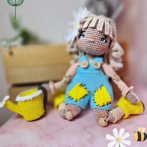Horgolt baba, horgolás, amigurumi, kézműves , kézzel készült, egyedi - játék & sport - baba & babaház - baba - Meska.hu