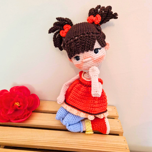 Horgolt baba, horgolás, amigurumi, kézműves baba - játék & sport - baba & babaház - baba - Meska.hu
