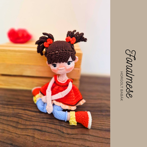 Horgolt baba, horgolás, amigurumi, kézműves baba - játék & sport - baba & babaház - baba - Meska.hu