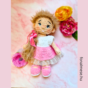 Horgolt baba, horgolás, amigurumi, zsenilia baba. - játék & sport - baba & babaház - baba - Meska.hu