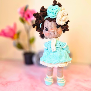 Horgolt baba, horgolás, amigurumi, Menta baba - játék & sport - baba & babaház - baba - Meska.hu