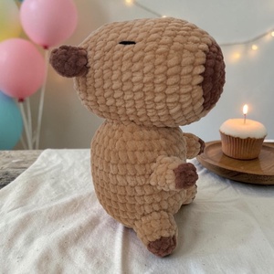 Horgolt Capybara  - játék & sport - plüssállat & játékfigura - kapibara - Meska.hu