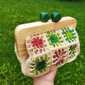 Horgolt kis táska , Esküvő, Kiegészítők, Táska, Horgolás, MESKA