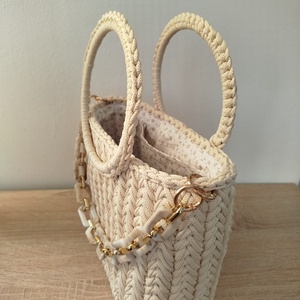 Bézs kézitáska - táska & tok - kézitáska & válltáska - kézitáska - Meska.hu