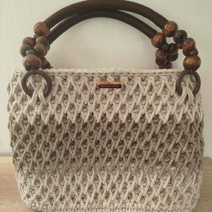 Bézs kézitáska - Meska.hu