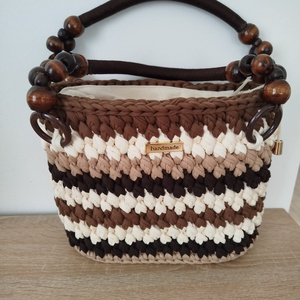 Egyedi horgolt kézi táska - Meska.hu