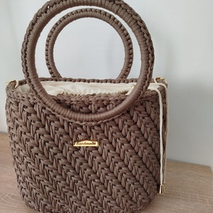 Horgolt kézi táska - Meska.hu