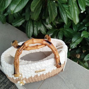 Horgolt kézi táska - táska & tok - kézitáska & válltáska - kézitáska - Meska.hu